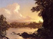 Frederic Edwin Church Scene on the Catskill Creek USA oil painting reproduction